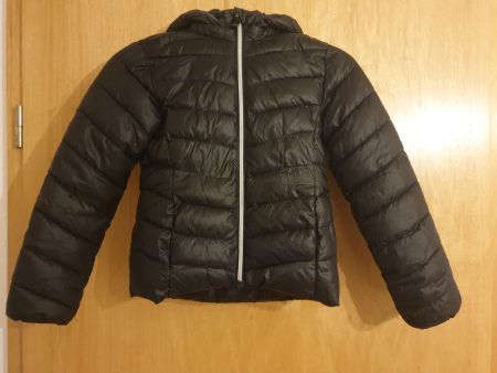 Veste, 122-128cm, noire, excellent état, polyester, H&M