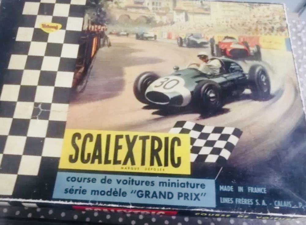 Circuit De Voitures Scalextric - Coffret CM33 - Occasion, état à Vérifier Sur Photos