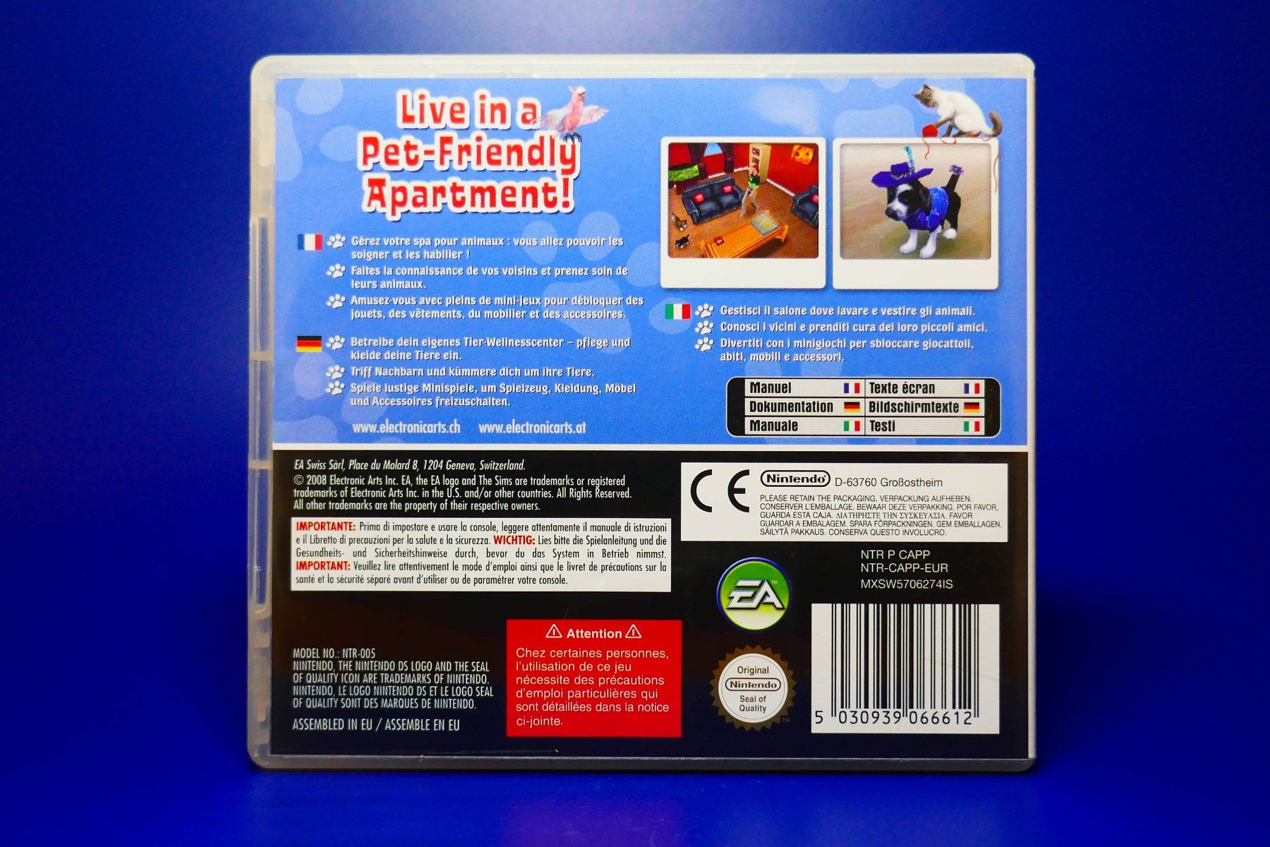 Nintendo Giochi: The Sims 2 : Apartment Pets - Nintendo DS – Usato da Vuarrens venduto da Espace-Retro 3