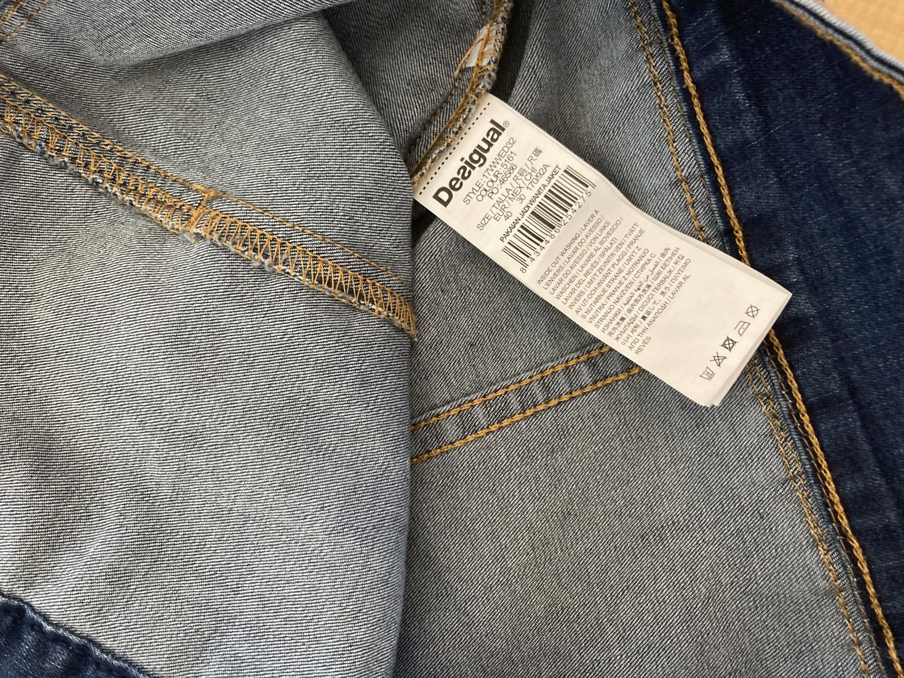 Desigual Giacche: Desigual Veste en Jeans taille 40 – Usato da Lausanne venduto da Chips_1 5