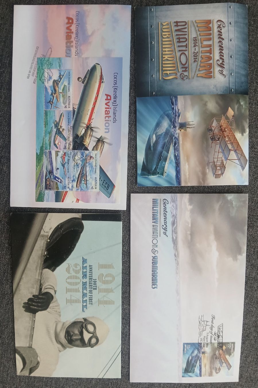 Alle Briefmarken: 100th Ann. of First Air Mail - Australia – Neu (gemäss Beschreibung) aus Münsingen von asc_l2gq