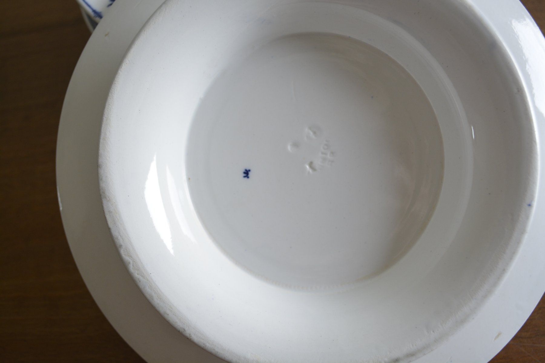 Teller: Hochteller 3-teilig – Gebraucht aus Brunnen von Kloster_Ingenbohl 1