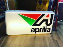 Aprilia - Leuchtreklame (doppelseitig)