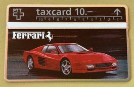 Taxkarte FERRARI Broder AG Liechtenstein 5.-Fr. ungebraucht