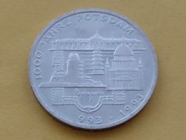 Deutschland 10 Mark "1000 Jahre Potsdam" 1993 F Silber