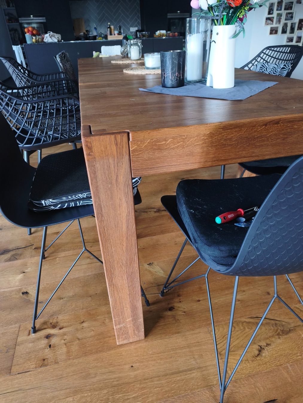Tische: Esstisch ausziehbar Eiche Massiv Holz – Gebraucht aus Zeglingen von _CraZy_AngeL 7