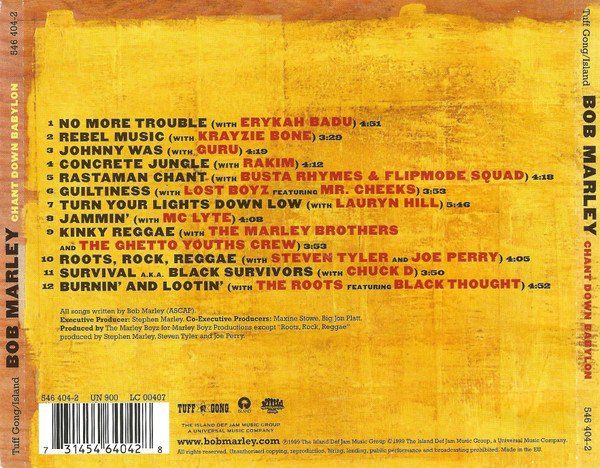 CDs: Bob Marley CHANT DOWN BABYLON Lauryn Hill Black Thought CD – D'occasion à Kandergrund par Sososo 1