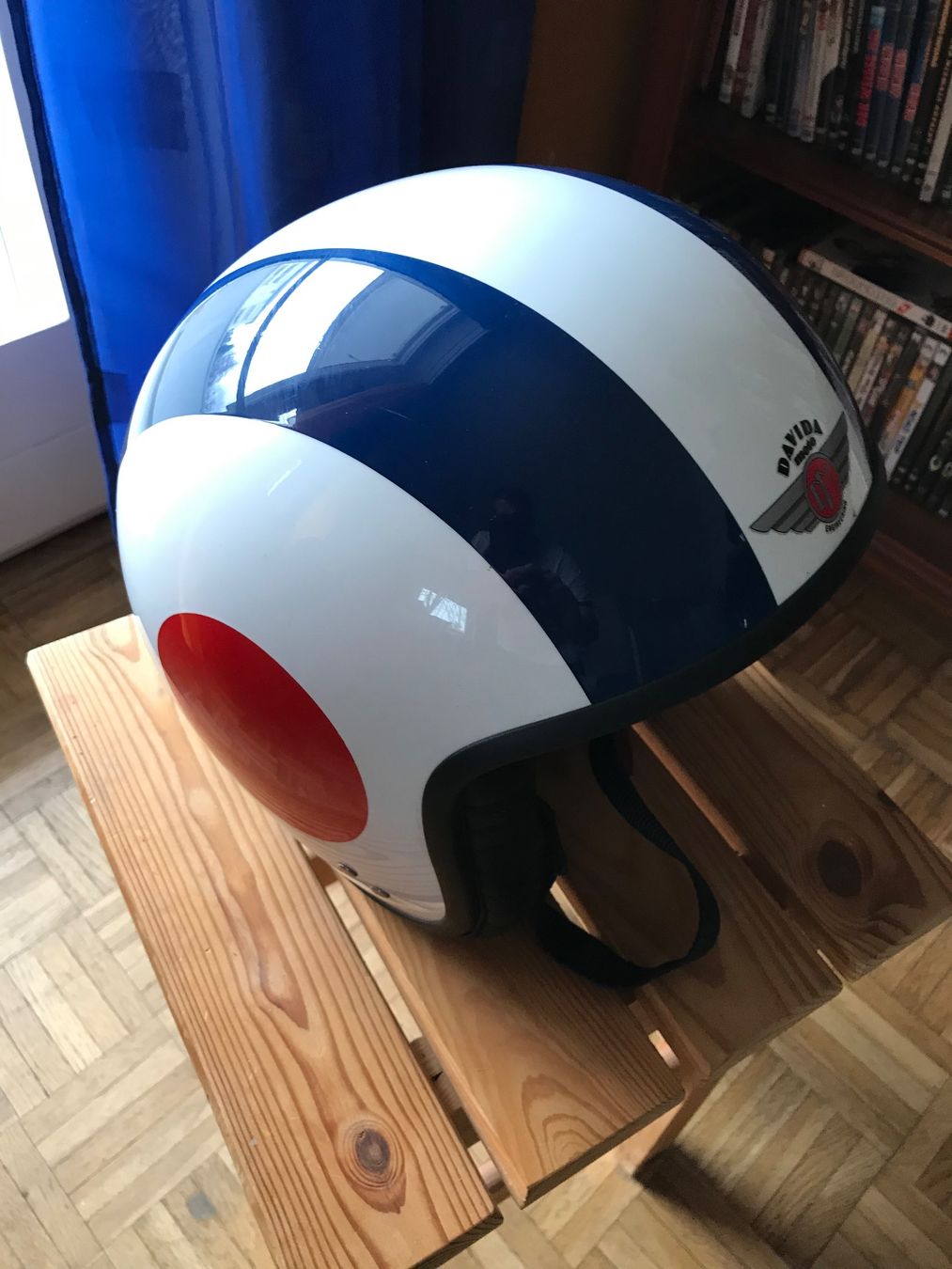 Vespa Caschi & visiere: Davida Jet Helm "Mod Target" Grösse: XXL 64 – Usato da Thusis venduto da chur_city