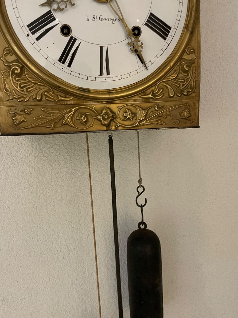Orologi da terra & Orologi da parete: Horloge comtoise ancienne thème les vendanges – Difettoso da Lamboing venduto da christopheO 3