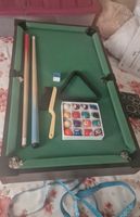 Mini Billardtisch für Kinder - Komplettes Set, Top Zustand