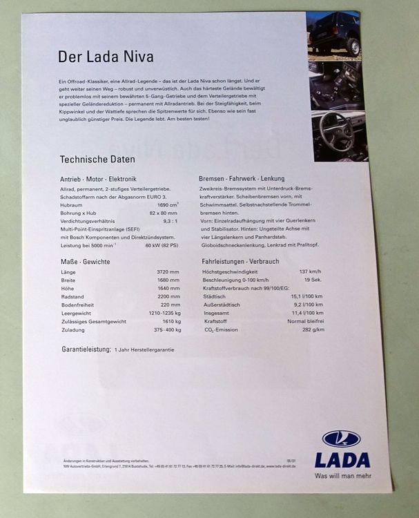 2001 Lada Niva