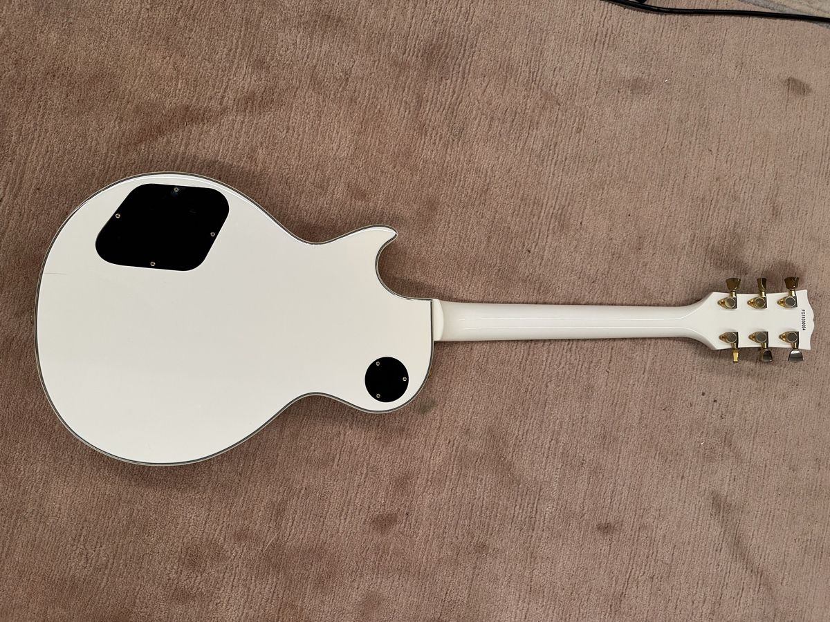 Musikinstrumente: E-Gitarre "Burny" weiss mit Gigbag, 2011 – Gebraucht aus Tschierv von Screamingwolfguitars 3