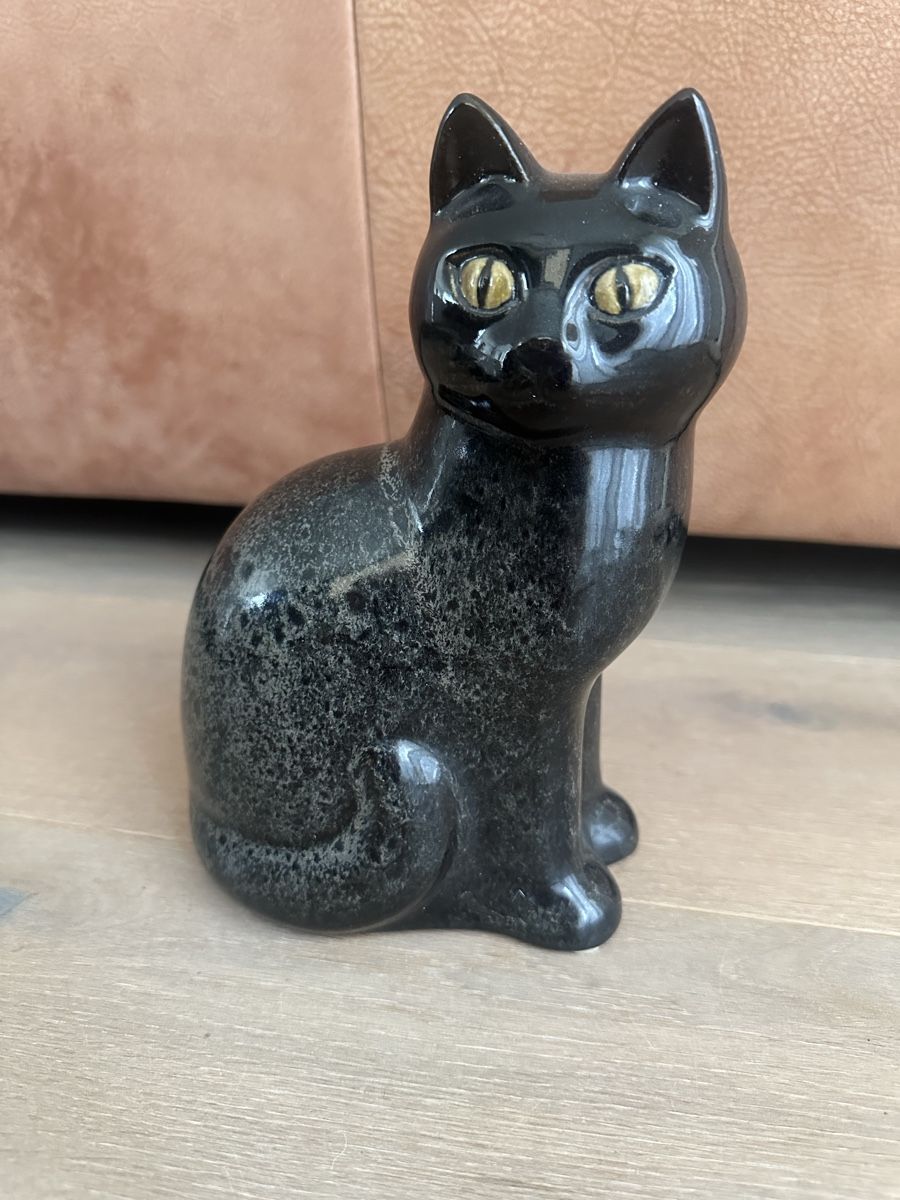 Gustavsberg Figuren: Murre  Cat by Lisa Larson 21 cm Midi – Neu (gemäss Beschreibung) aus Altendorf von Quietwater