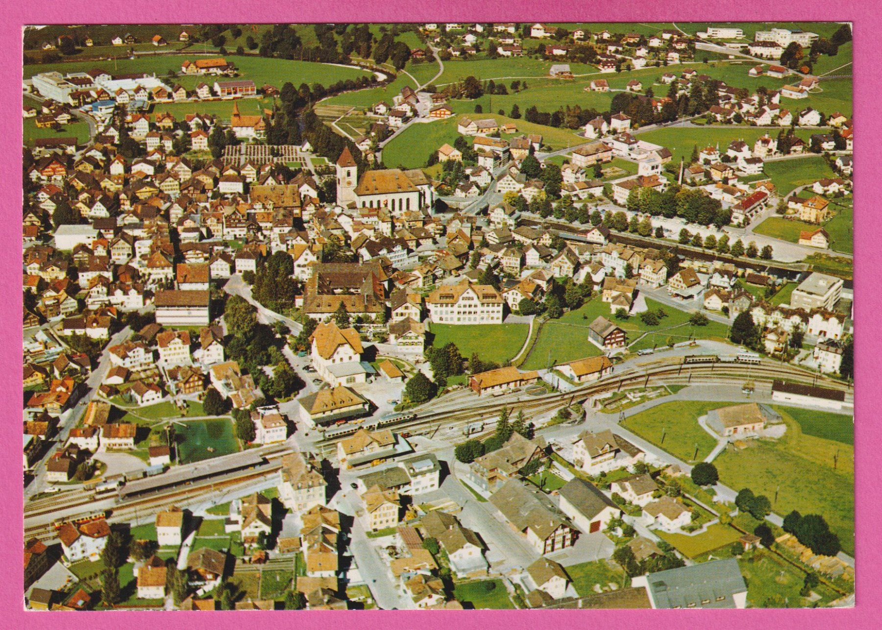Cartoline postali: Appenzell Flugaufnahme – Usato da Einsiedeln venduto da dillie