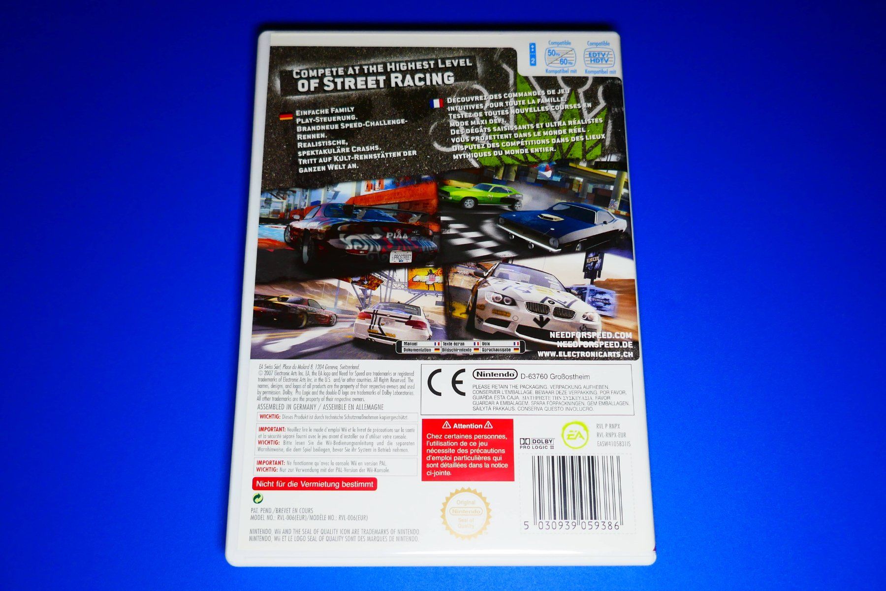 Nintendo Giochi: Need for Speed : Pro Street - Nintendo Wii – Usato da Vuarrens venduto da Espace-Retro 2