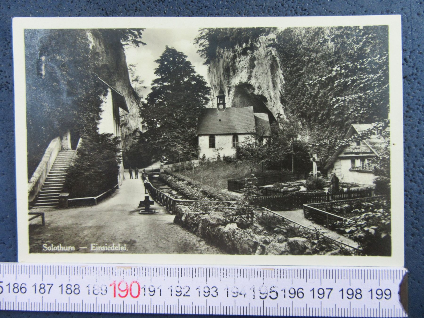 Cartoline postali: EINSIEDELEI BEI SOLOTHURN 1933 BELEBT – Usato da Ettingen venduto da Hausi4711