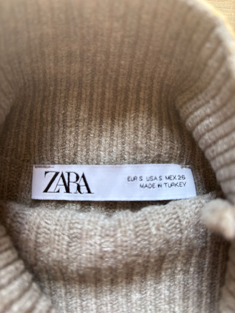 Zara Maglioni & Felpe: pull en laine beige Zara, taille S – Usato da Tavannes venduto da callie.mcli 2