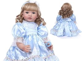 Baby doll 60cm lifelike soft silicone vinyl cloth body