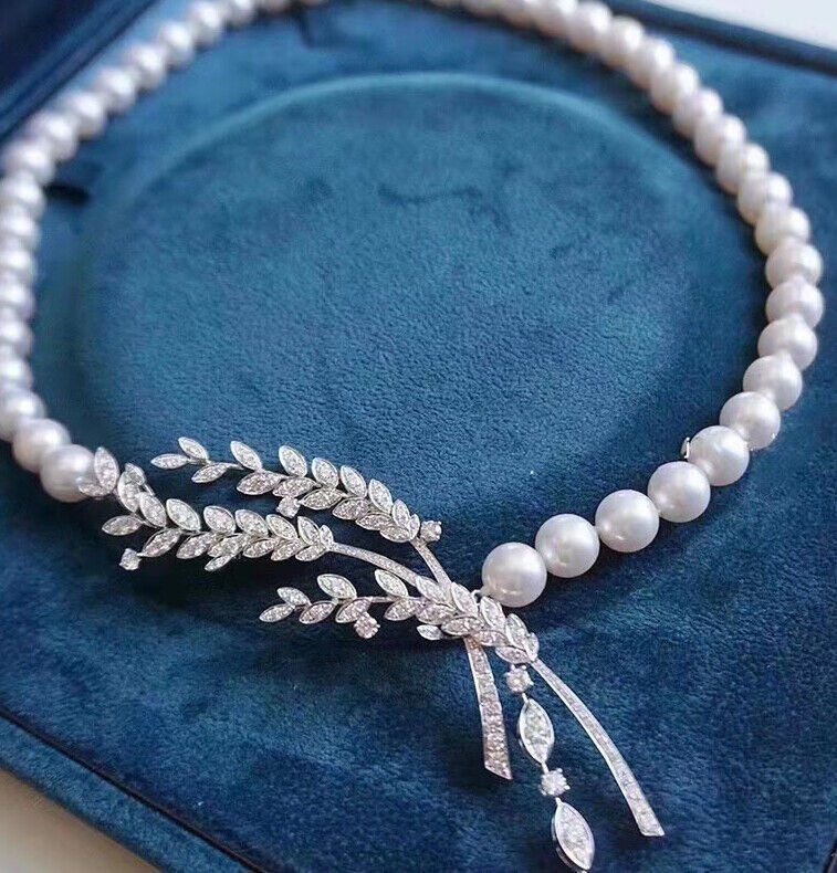 Catenine: SALE Mina Perlen Kette Echt Collier Perle Véritable Coeur – Nuovo (secondo la descrizione) da Prilly venduto da ilyria73 4