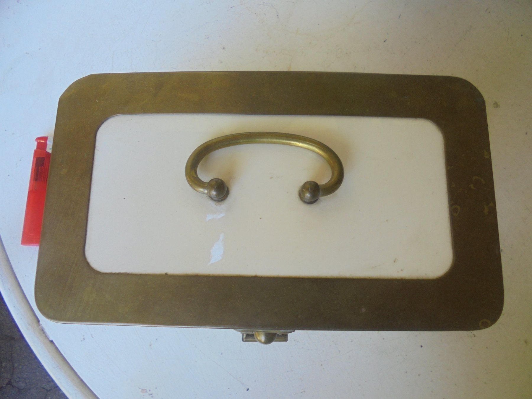 Contenitori & Simili: Antike Biscuitdose, originaler Art.Deco ca. 1920 – Usato da Camorino venduto da Hunpete 1
