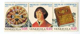 Briefmarken "Nikolaus Kopernikus. Astronomie". Venezuela