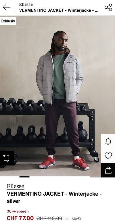 Giacche: Neue reflektierende Jacke Ellesse – Usato da Walkringen venduto da peg_8vs2 2