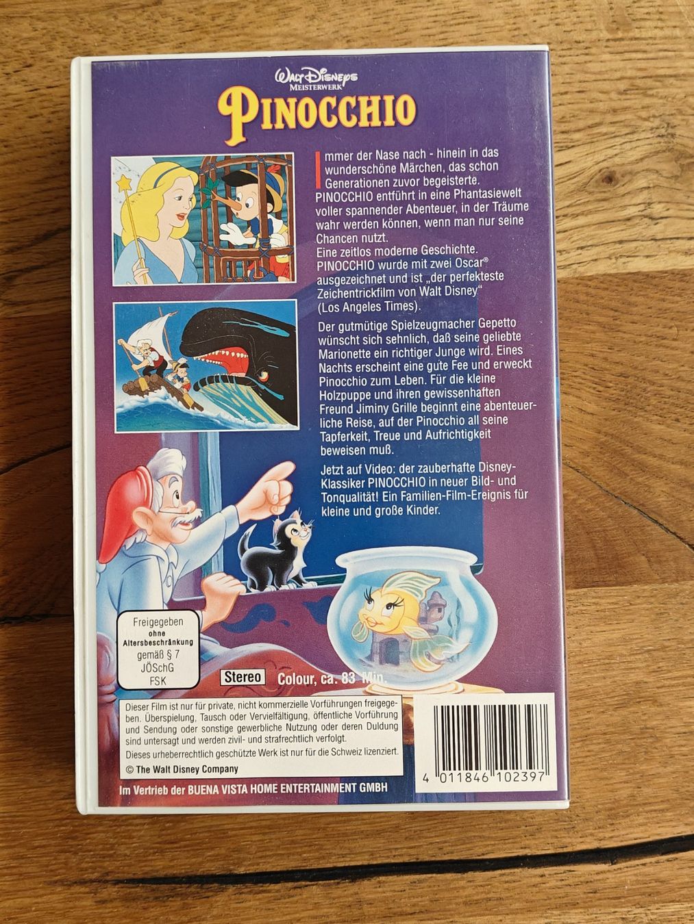 Tutti i VHS: Pinocchio - Videokassette VHS – Usato da Birr venduto da DisDas 1