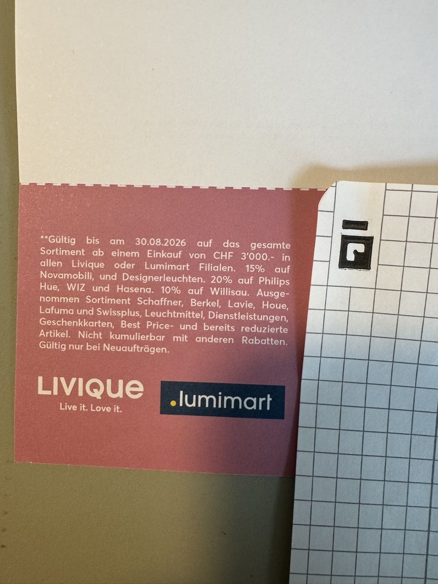 Buoni: Livique Luminart Gutschein – Nuovo e nell'imballaggio originale da Zürich venduto da Ki_wi 2