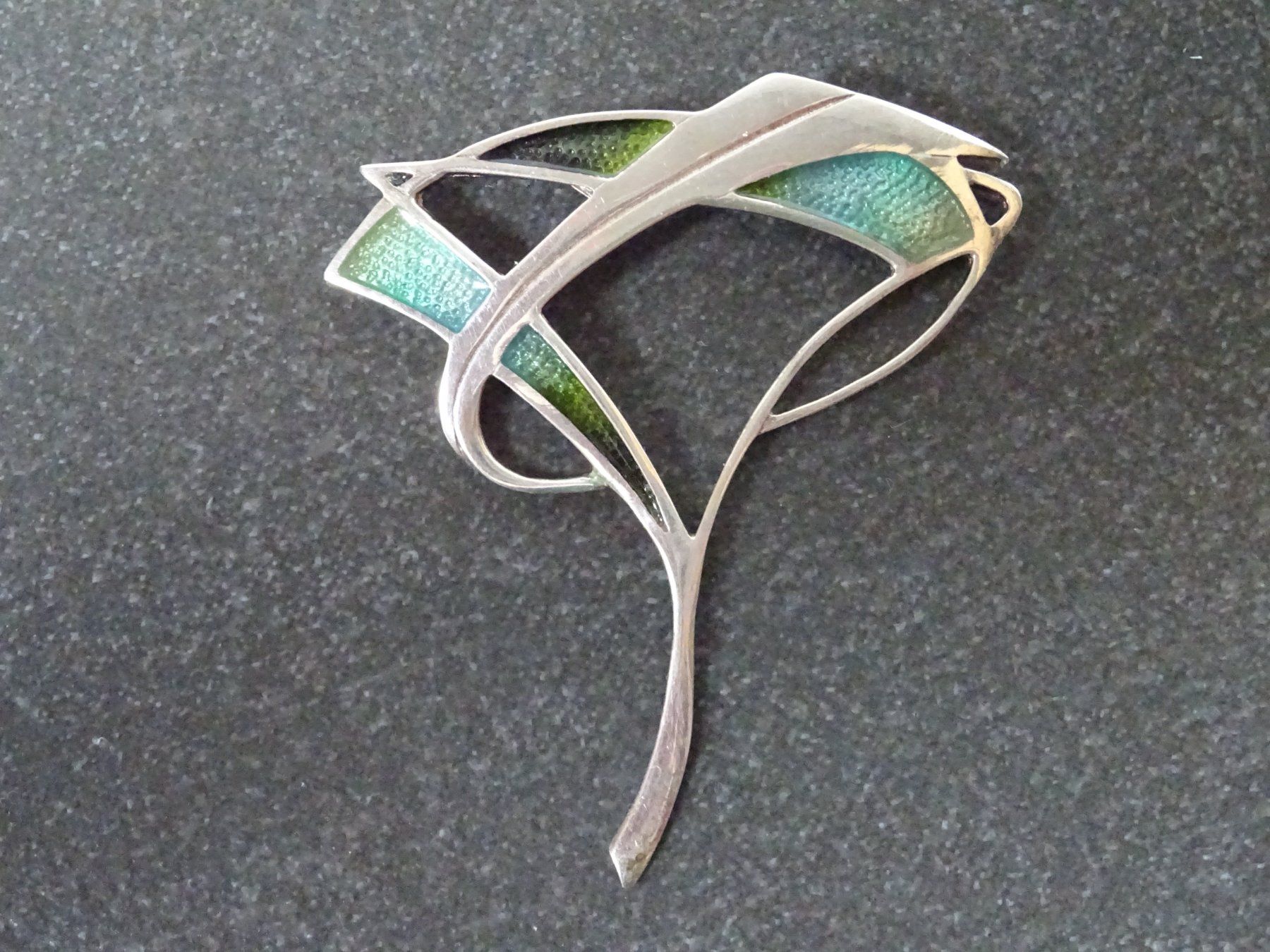 Ciondoli: Silber Anhänger / Ginko Blatt – Usato da Esslingen venduto da FetteSchnecke 3