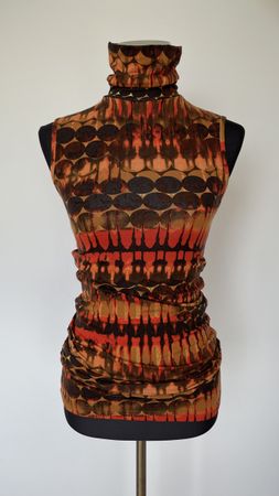 Rollkragen-Top oder -kleid / S