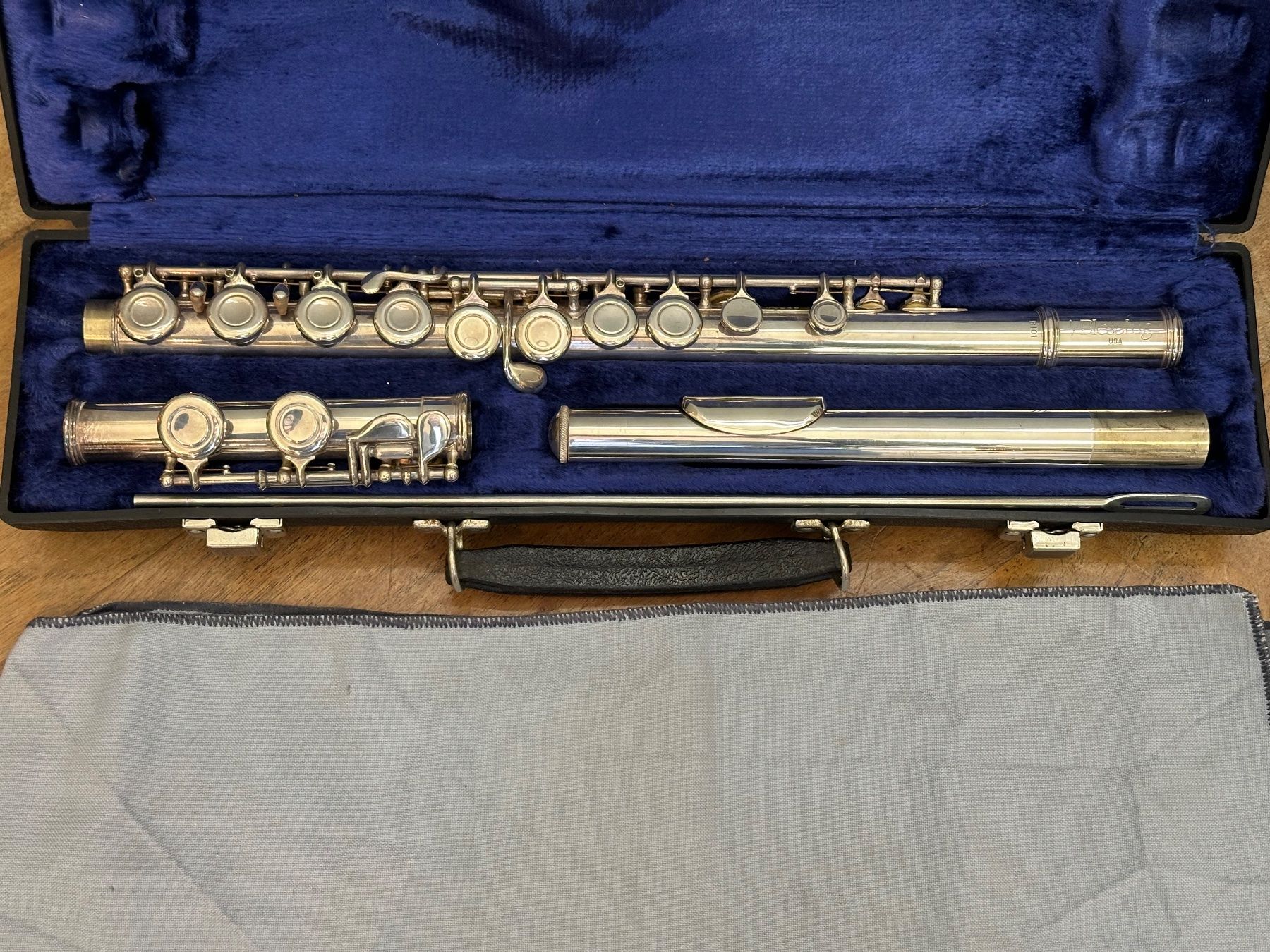 Musikinstrumente: Blessing USA Querflöte – versilbert – mit Originaletui – Gebraucht aus Otelfingen von Yossi-68 4