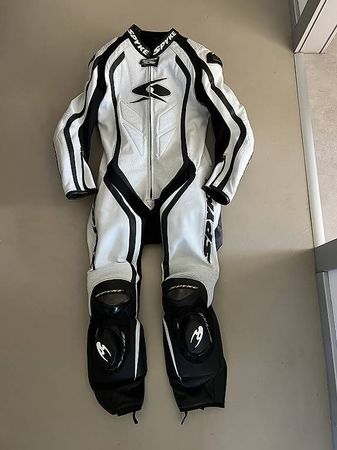 Tuta moto in pelle 