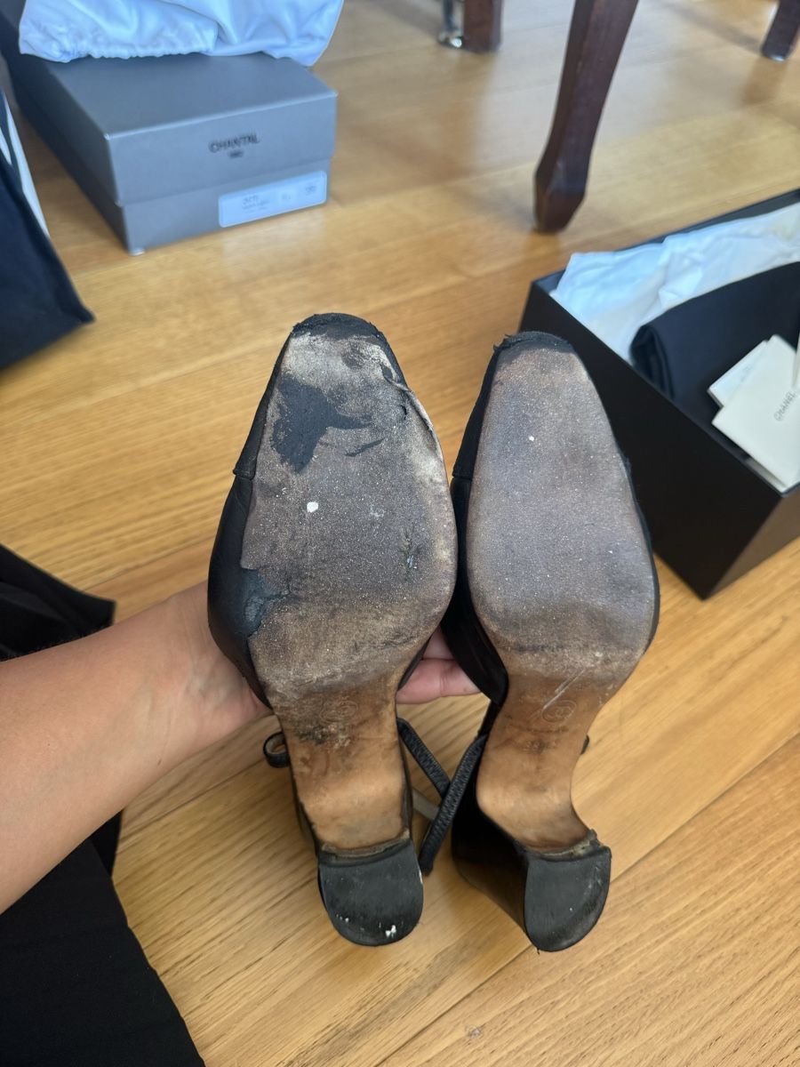 Chanel Scarpe da donna: Original used Chanel slingback size 38.5 – Difettoso da Zürich venduto da ste_8889 2