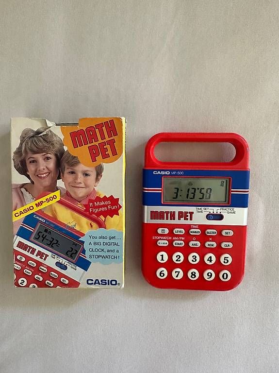 Uhren: Rare Vintage Casio Math Pet MP-500 Complete in Original Box – Gebraucht aus Boudry von len_2lpk