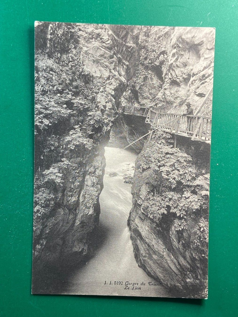Ansichtskarten: Gorges du Trient – Gebraucht aus Steg VS von danwer74