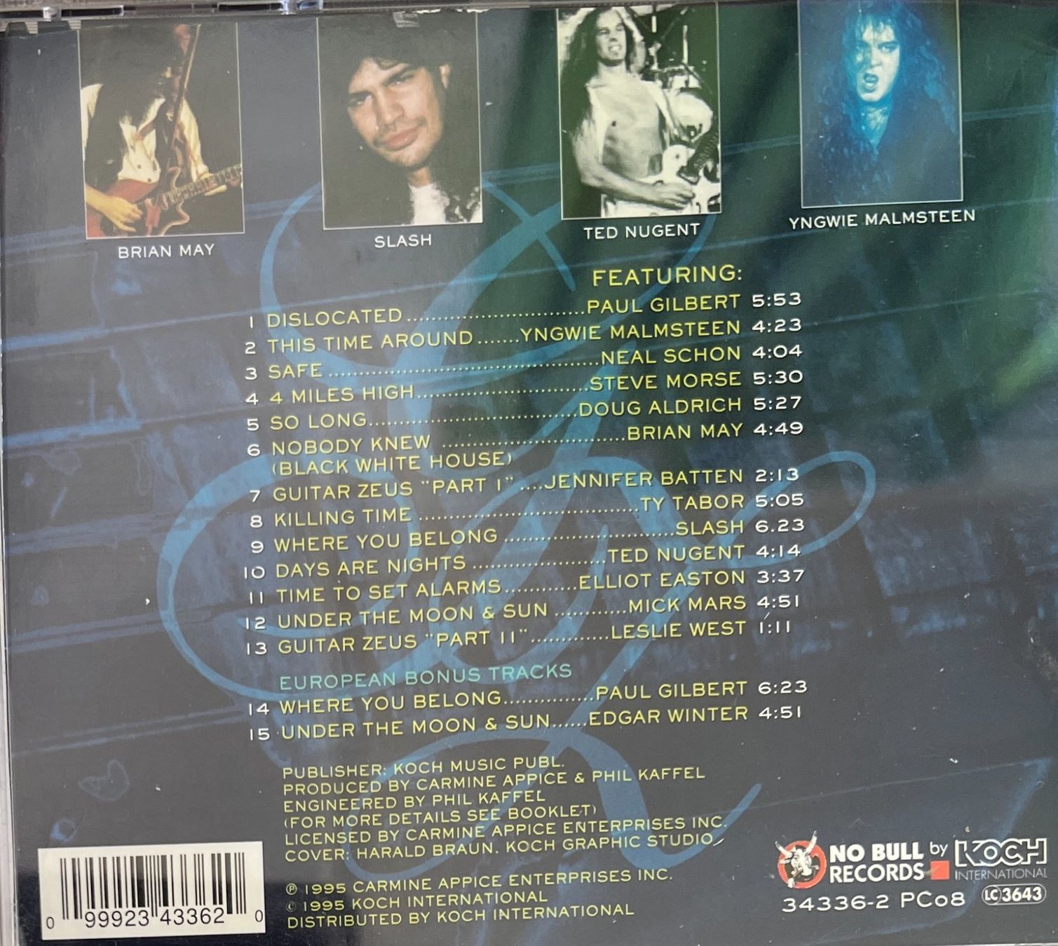 CD: CARMINE APPICE's / Guitar Zeus – Usato da Bischofszell venduto da kustavi 1