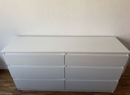 Kommode IKEA Malm weiss mit 6 Schubladen guter Zustand