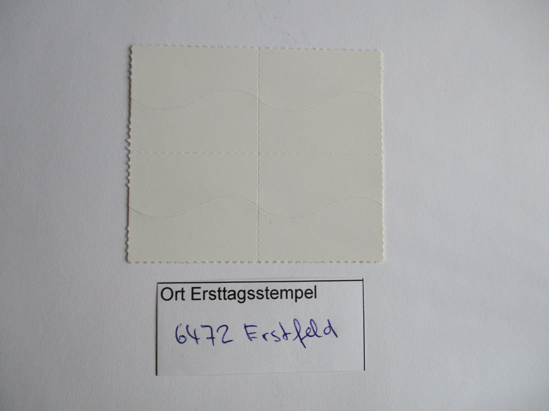 Tous les timbres: Viererblock mit Ort Ersttagsstempel 6472 Erstfeld – D'occasion à Langnau b. Reiden par Aktuell88 1