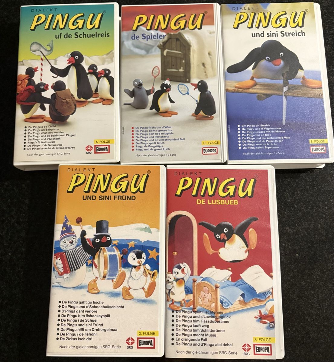 Alle VHS: VHS PINGU Filme Set ab Fr. 1.-  – Gebraucht aus Perlen von S0nG0ku