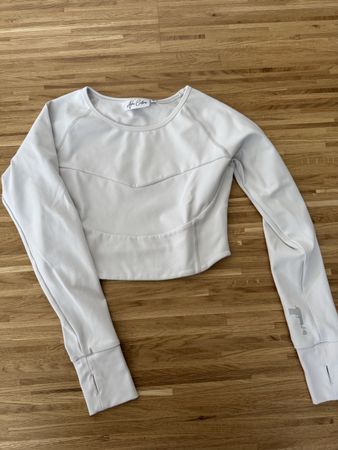 Alpha Coutures Sport Longsleeve, weiss, Gr. S