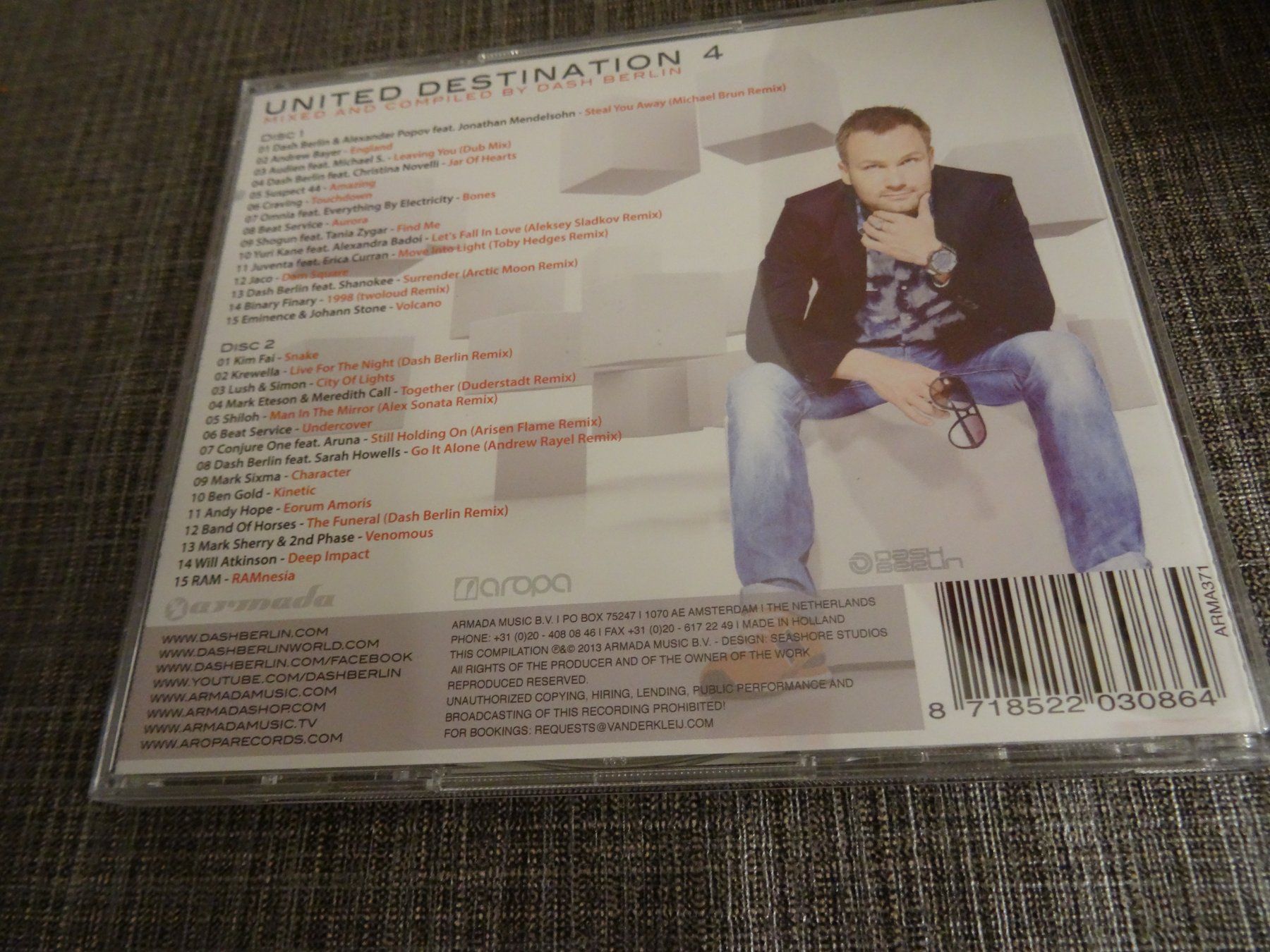 CDs: Dash Berlin - United Destination 4 CD – Gebraucht aus Olten von Disc-Ausverkauf 1