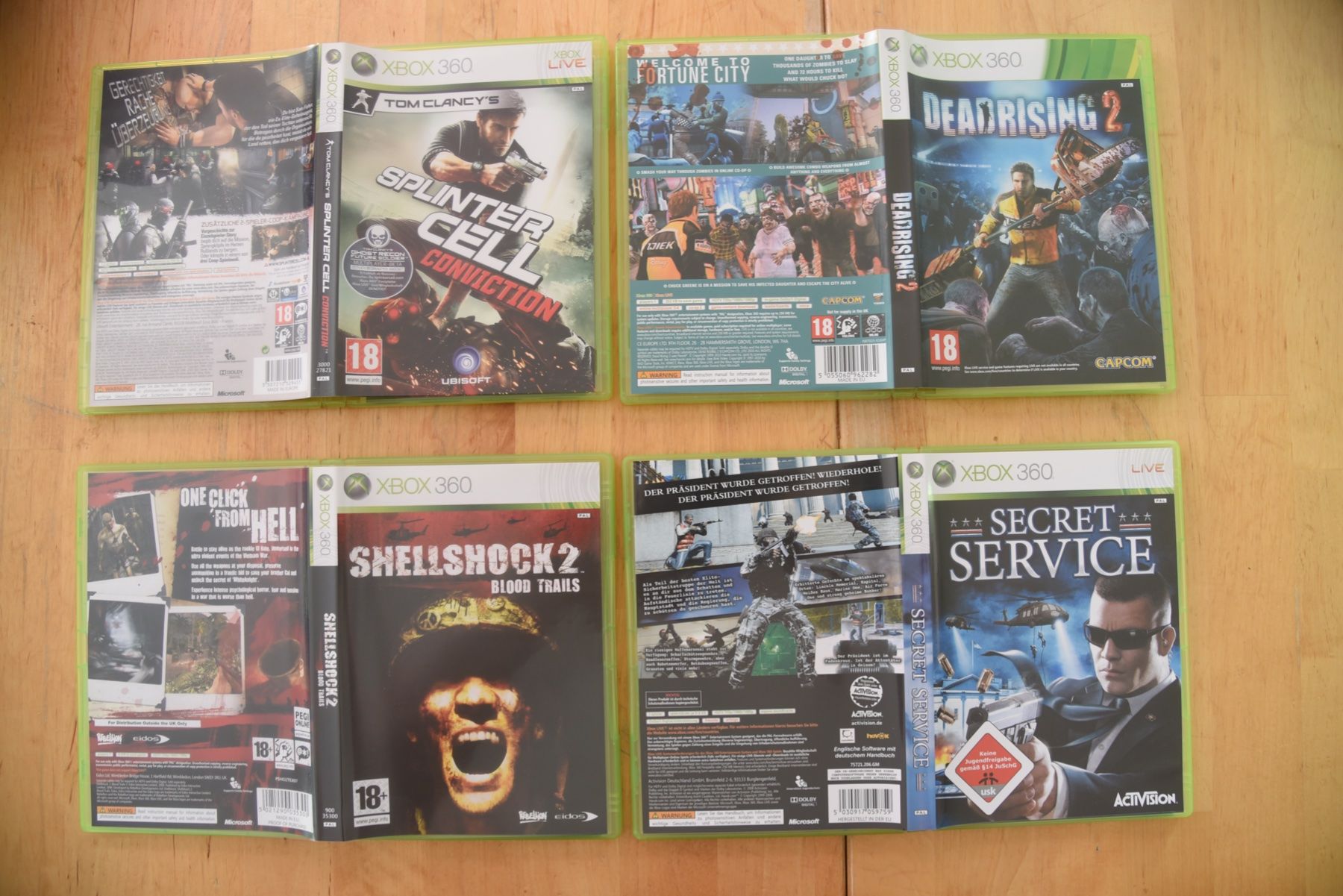 Giochi: Conviction+Secret Service+Shellshock2+Dead Rising2 (CIB) – Usato da Frenkendorf venduto da gelbeZinnie 1