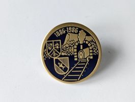 Badge 100e anni. du chemin de fer du Pont (Joux) - Vallorbe