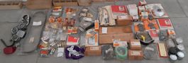 HARLEY-DAVIDSON Ersatzteile + Satteltaschen mit Halterung +