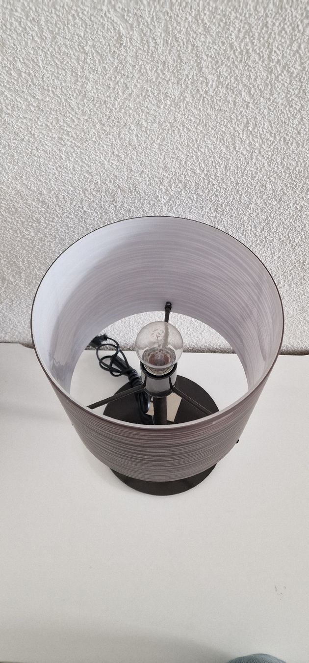 Lampade: Schicke Nachttischlampe Braun – Nuovo (secondo la descrizione) da Werdenberg venduto da Siril1 2