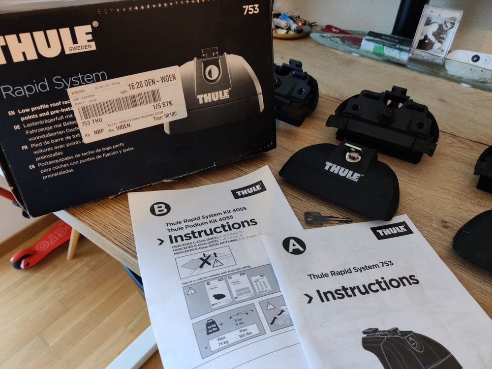 Thule rapid best sale system kit 4055