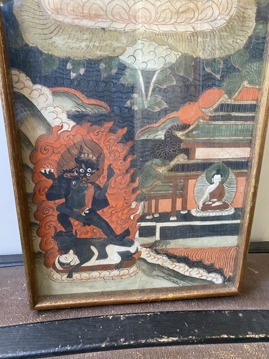 Dipinti: Tangkas aus Tibet – Usato da Cortébert venduto da pantokrator 2