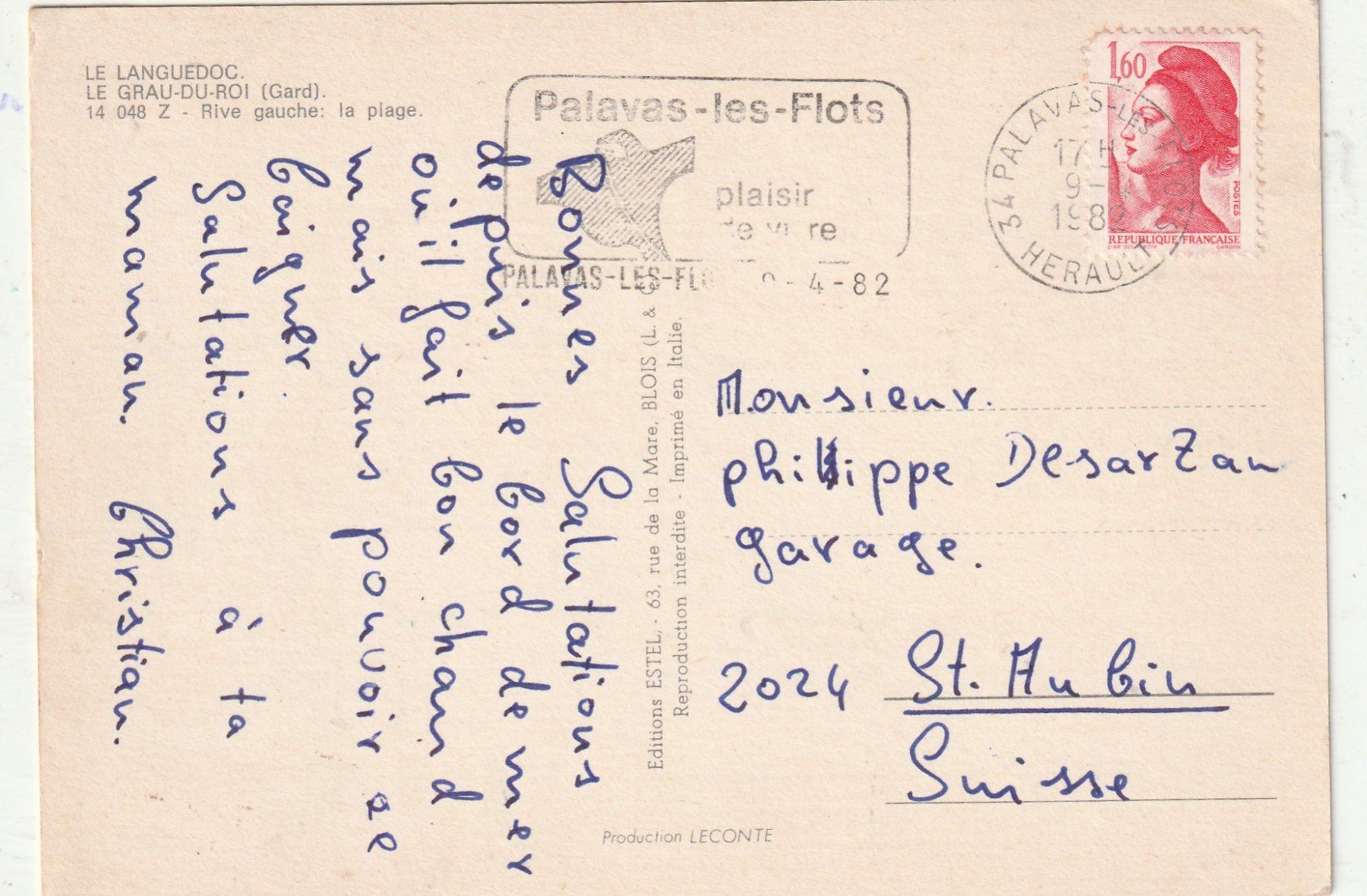 Cartes postales: Badestrand – D'occasion à Lumbrein par made02 1