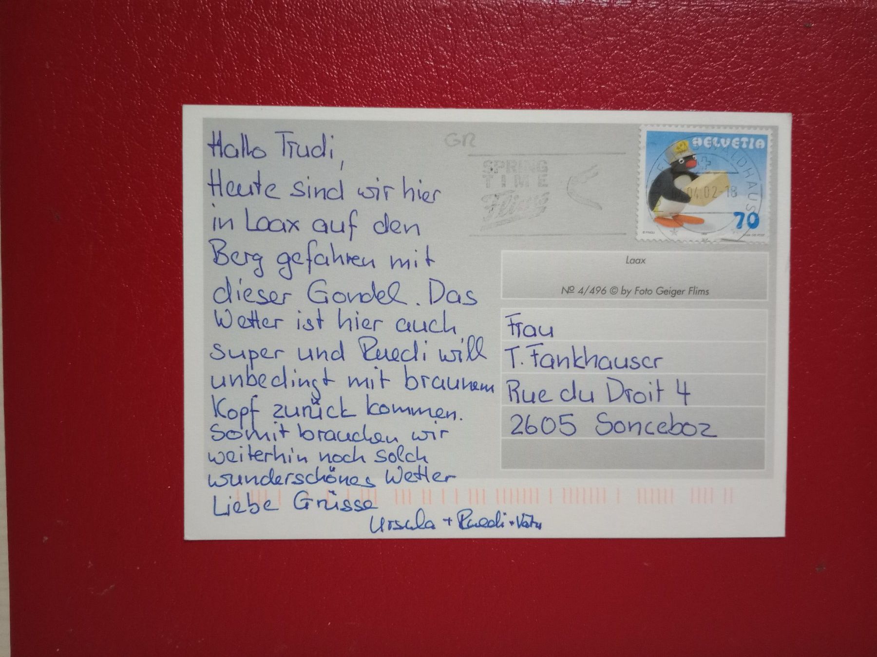 Cartes postales: Laax Graubünden mehrbildrig 2002 – D'occasion à Küttigen par Melisch1000 1
