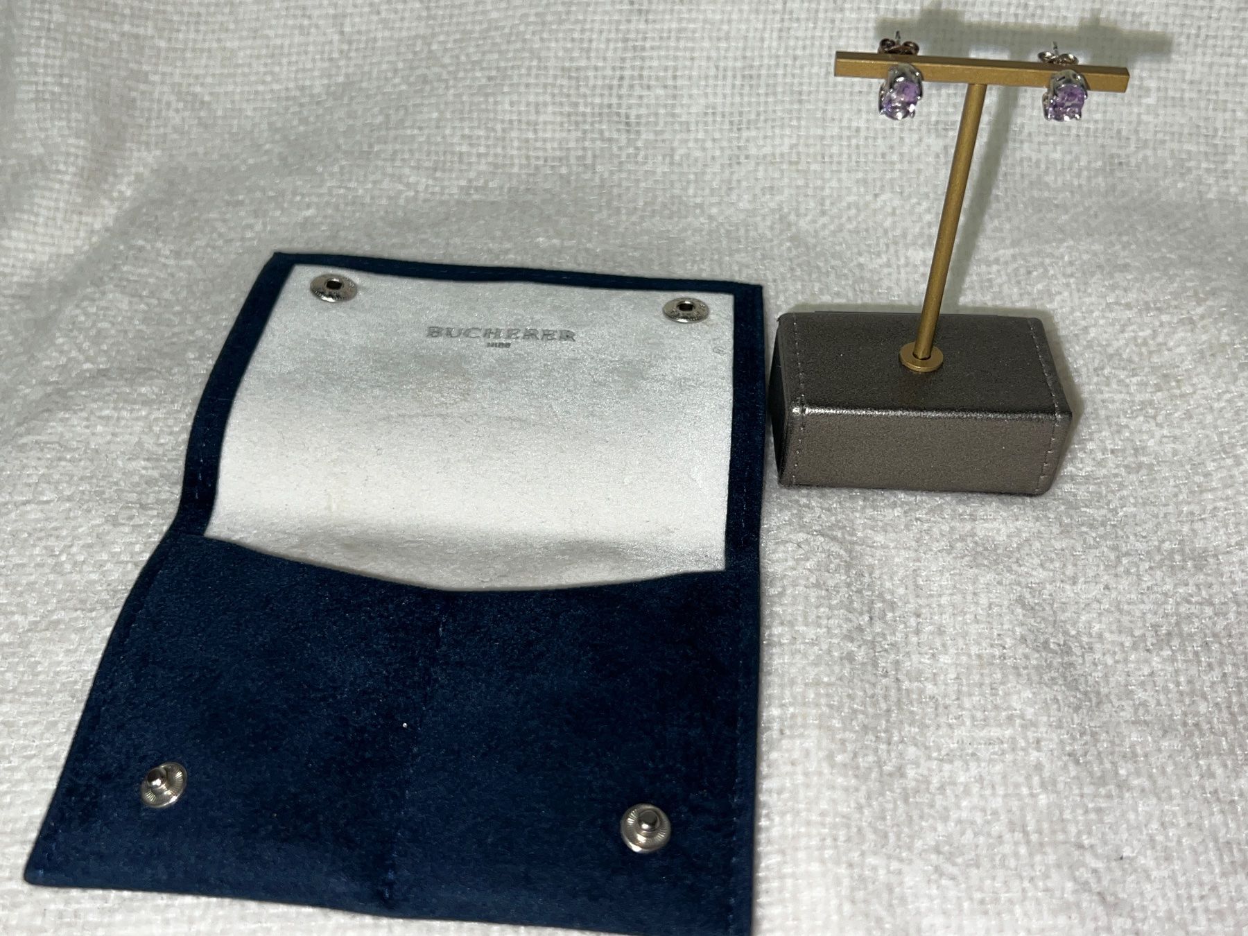 Orecchini pendenti & Orecchini a lobo: Silber 925 Ohrstecker mit echten Amethysten. – Usato da Ebikon venduto da jogger69 4